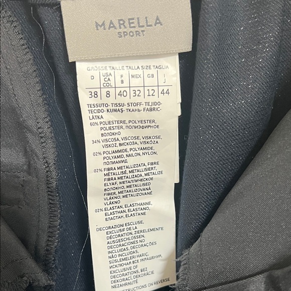 MARELLA SPORT Women's Black Trousers - Picture 5 of 9